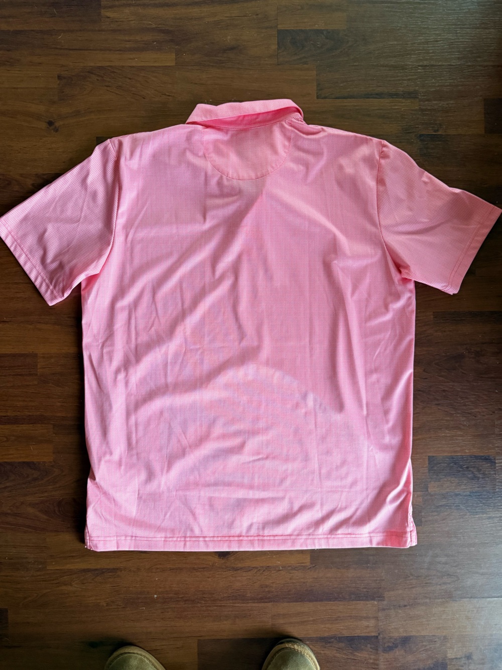 Callaway Opti-Dri Men’s Polo Shirt‎ Red Gingham - Picture 6 of 6
